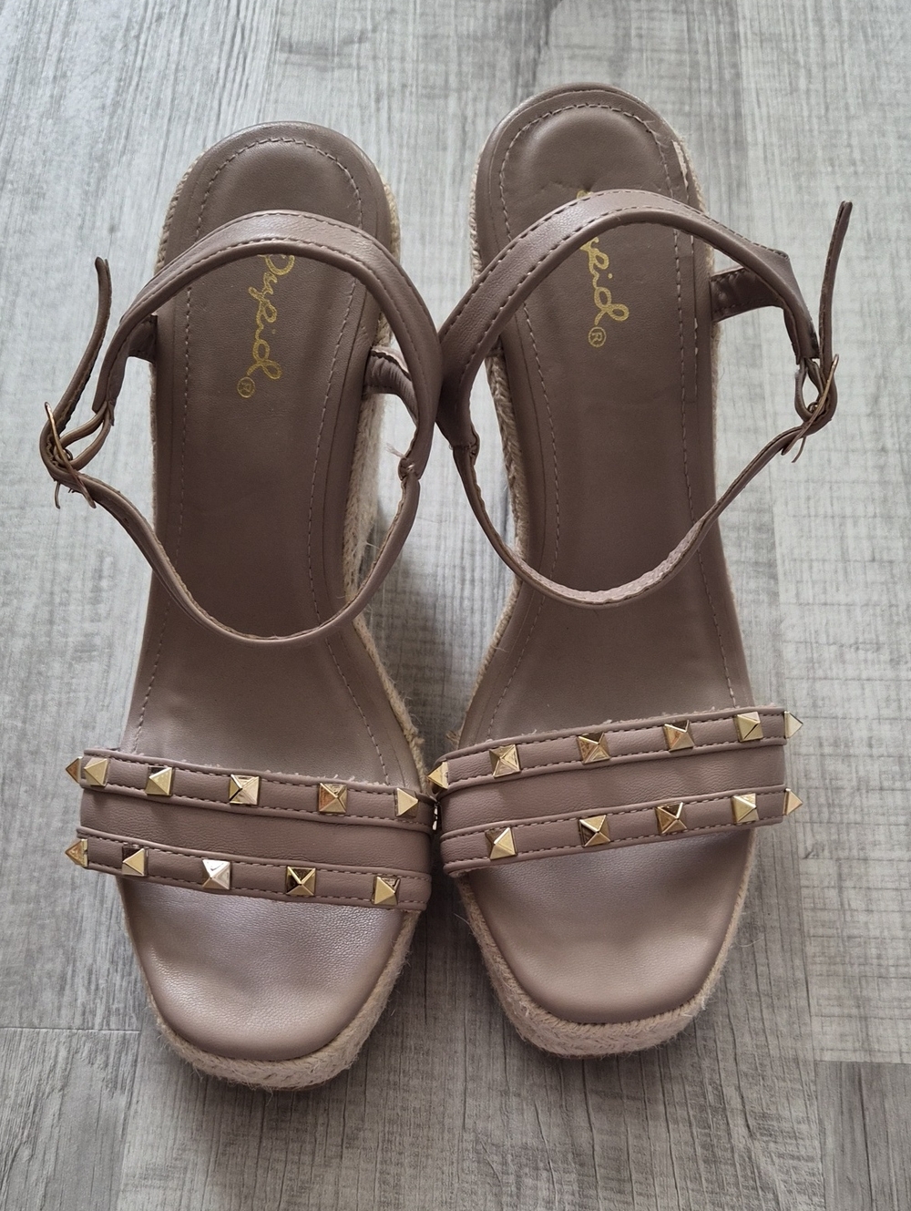 Studded Tan Women’s Sandals
